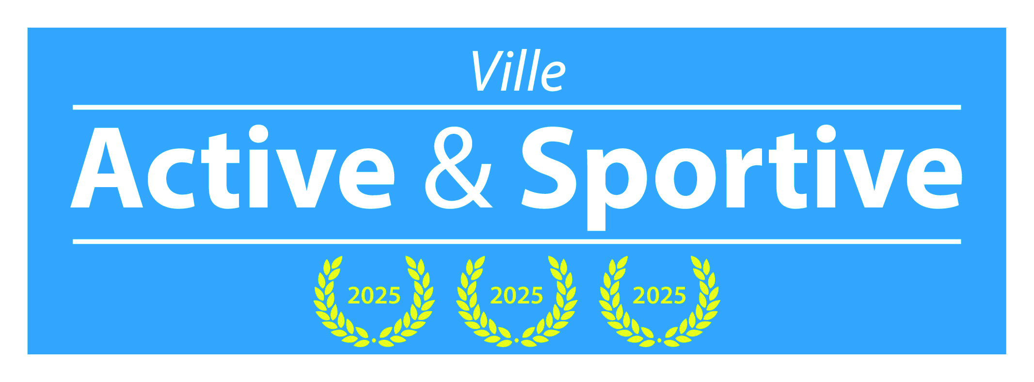 Logo du label "Ville active et sportive" 2022