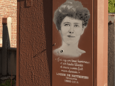 Portrait de Louise de Bettignies réalisé par Calamardos87 © Ville de La Madeleine