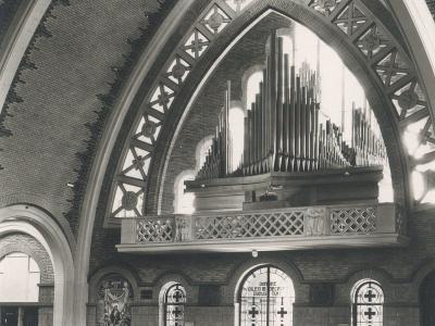 Photo de l'orgue dans les années 1950-1960 © Henri Sohier