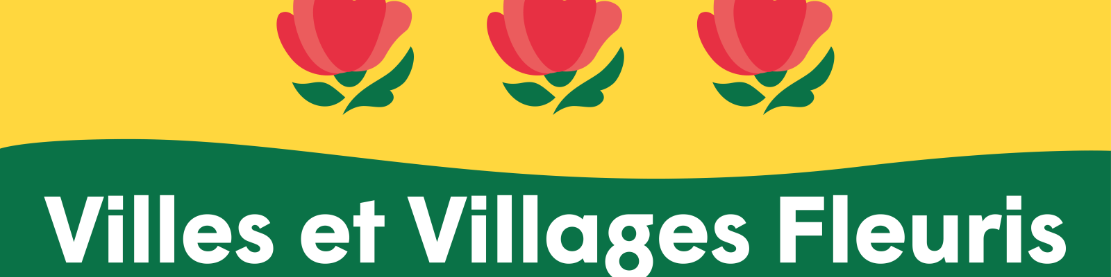 Visuel du label "Villes et Villages fleuris" obtenu par la Ville